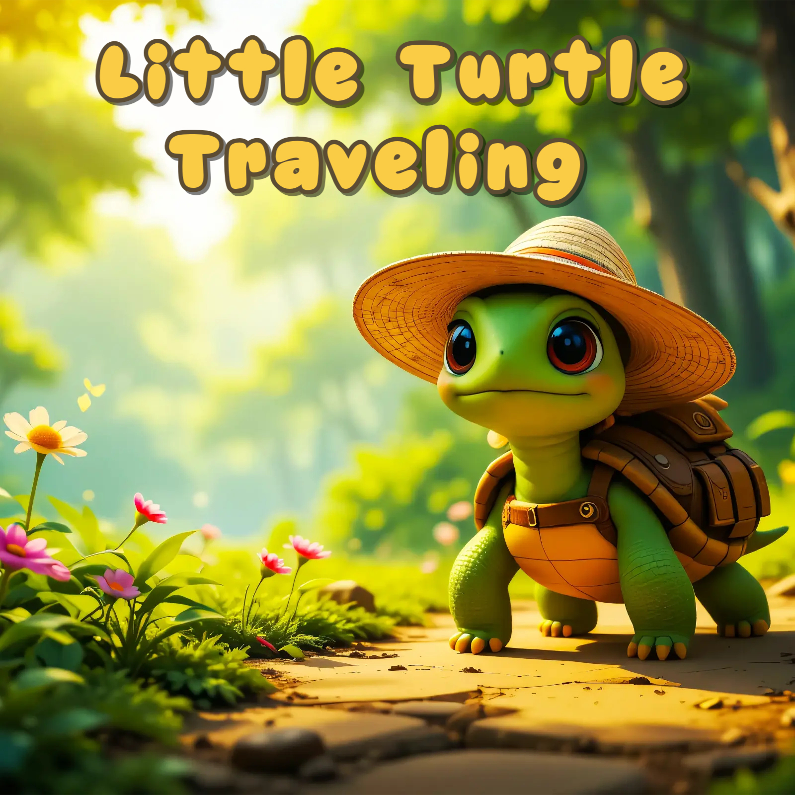 Little Turtle Traveling
