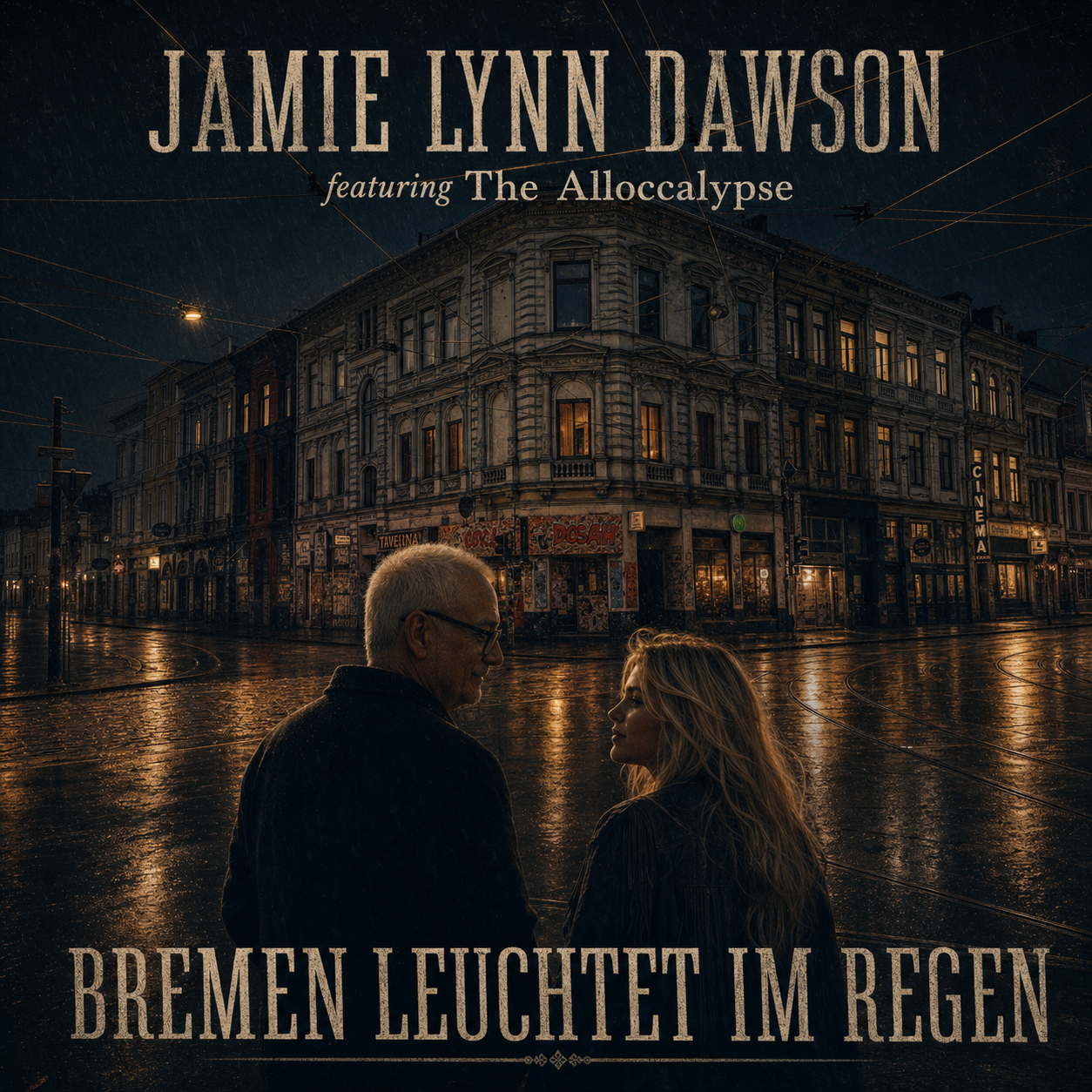 Bremen Leuchtet Im Regen