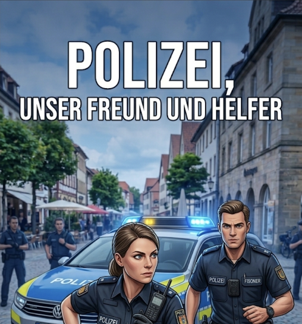 Danke -Polizei, - unser Freund und Helfer