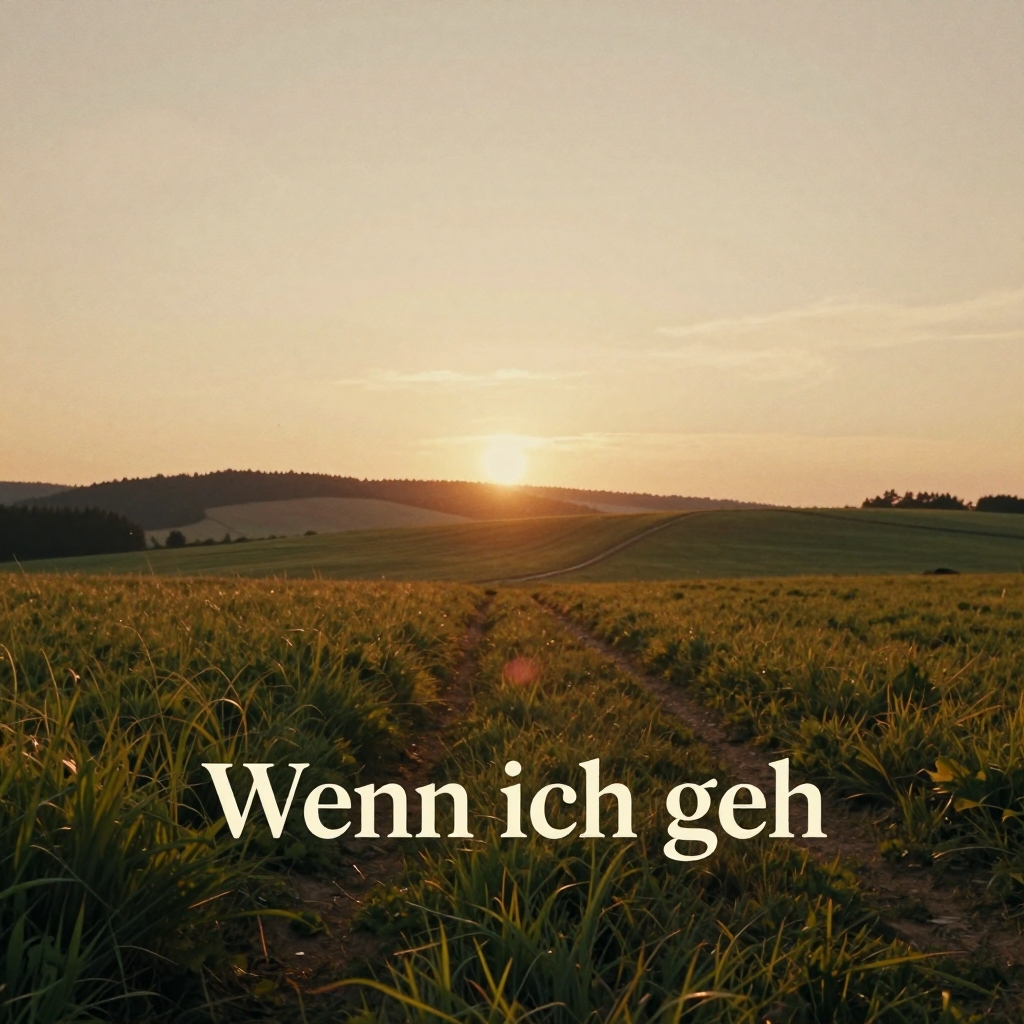 Wenn ich geh