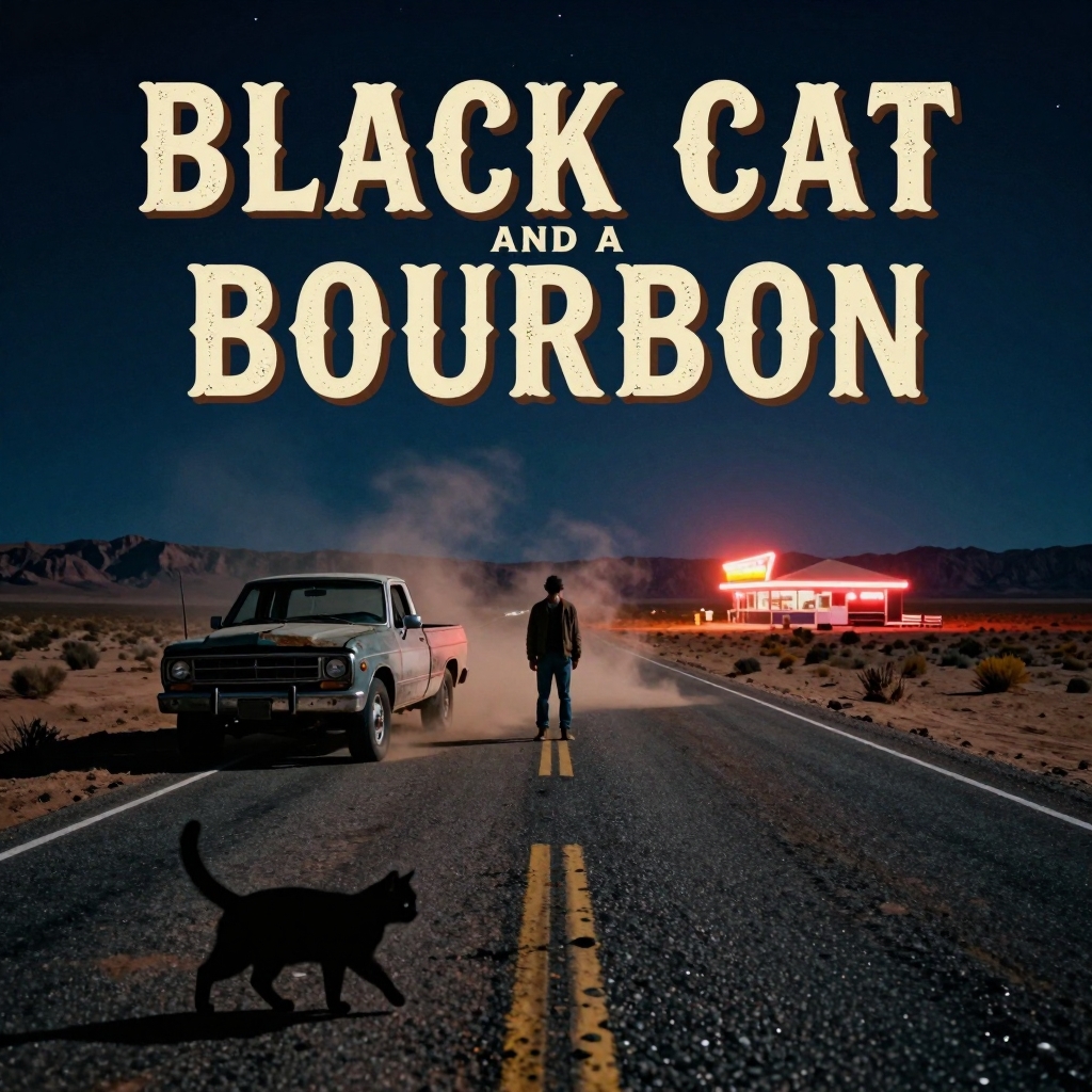 Black Cat and a Bourbon