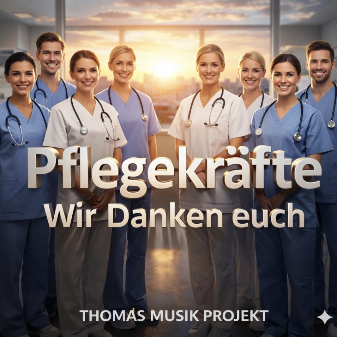 Danke Engel in Weiß -Plegekräfte