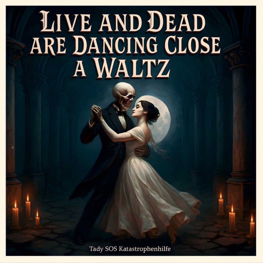 Live and dead are dancing close a Waltz