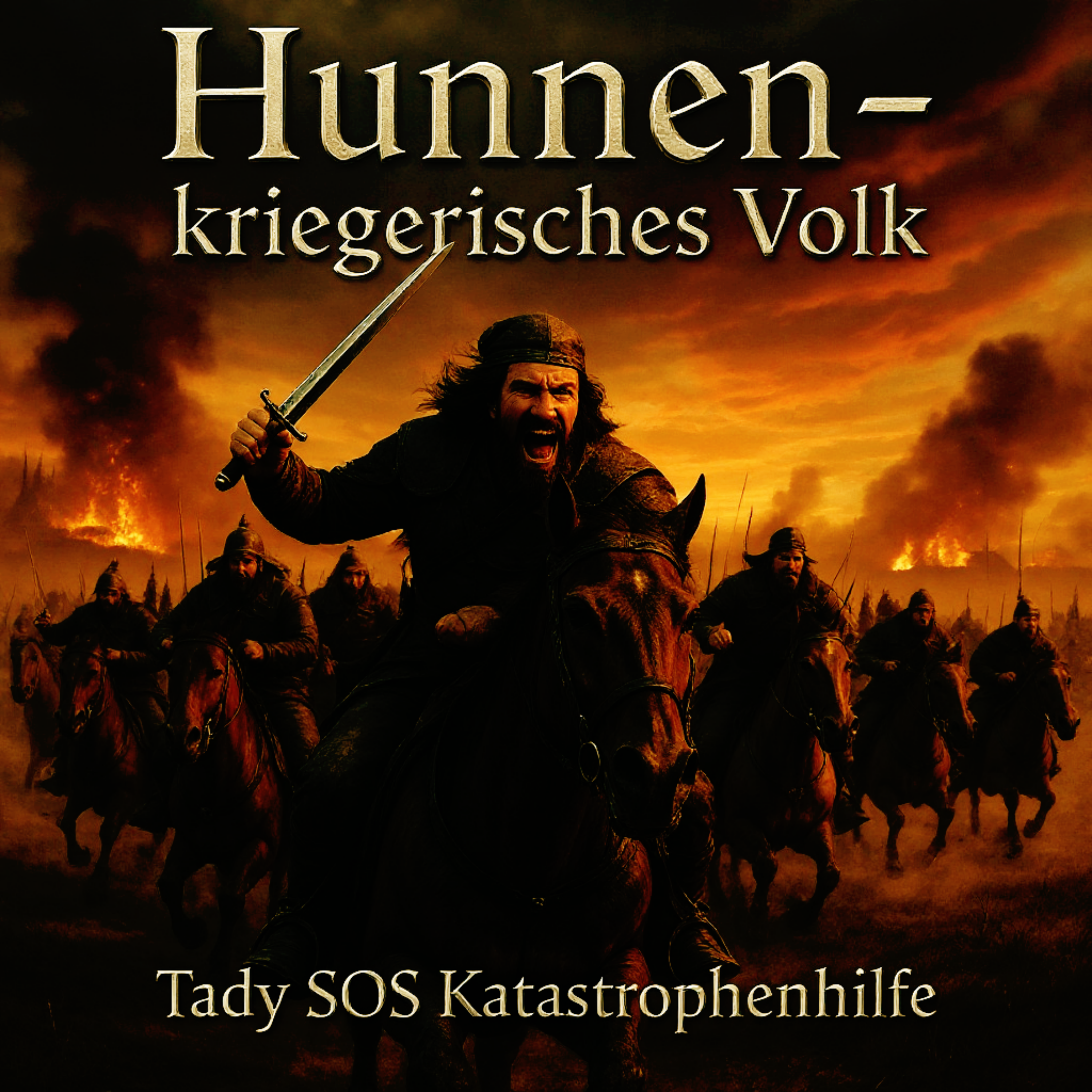 Hunnen kriegerisches Reitervolk
