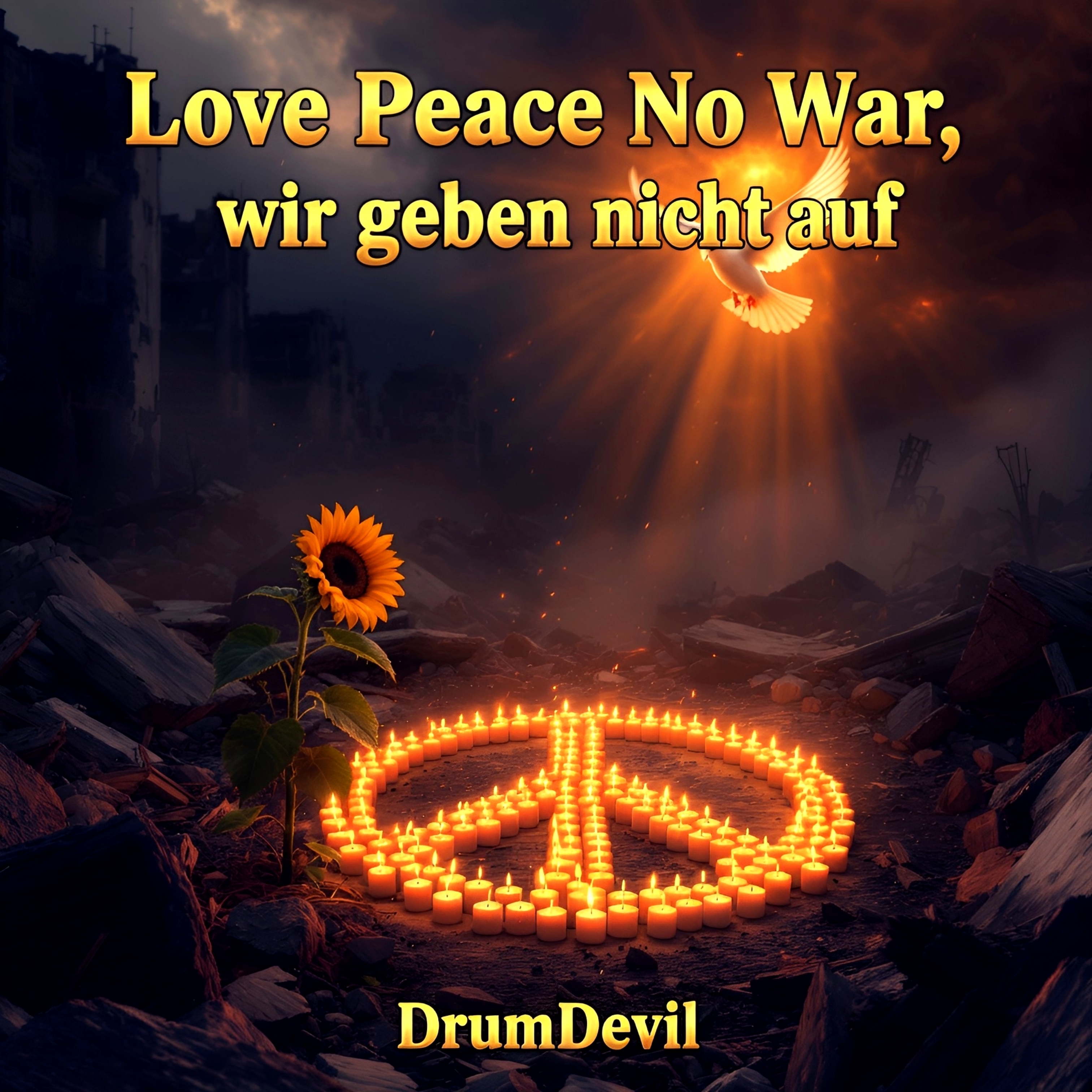 Love, Peace, No War, wir geben nicht auf